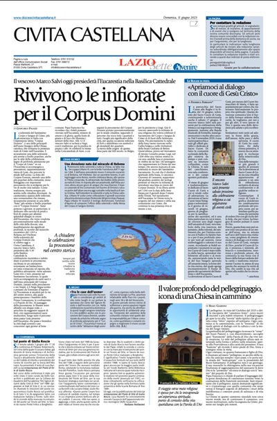 Avvenire - pagina diocesana del 11/06/2023